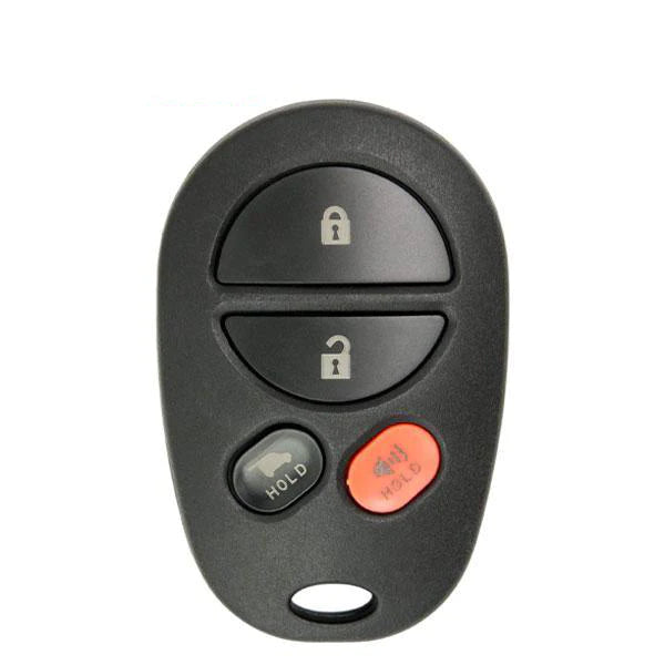 NO PROGRAM ITEM ONLY 2008-2017 Toyota / 4-Button Keyless Entry Remote / GQ43VT20T (AFTERMARKET)