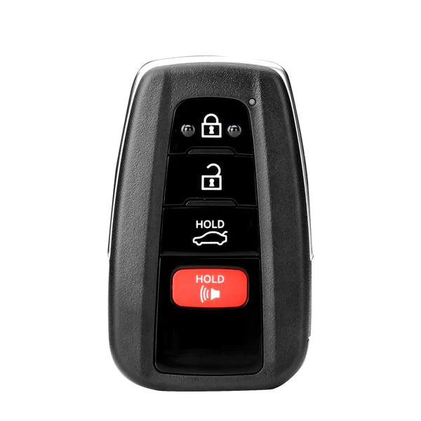 Item only, No Program Autel - Toyota Style / 4-Button Universal Smart Key - Lock, Unlock, Trunk, Panic - 8A Chip