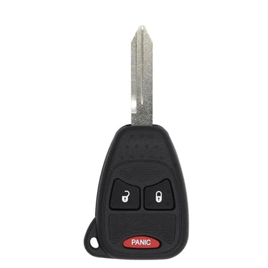 NO PROGRAM ITEM ONLY 2004-2017 Chrysler Dodge Jeep / 3-Button Remote Head Key / OHT692427AA (AFTERMARKET)