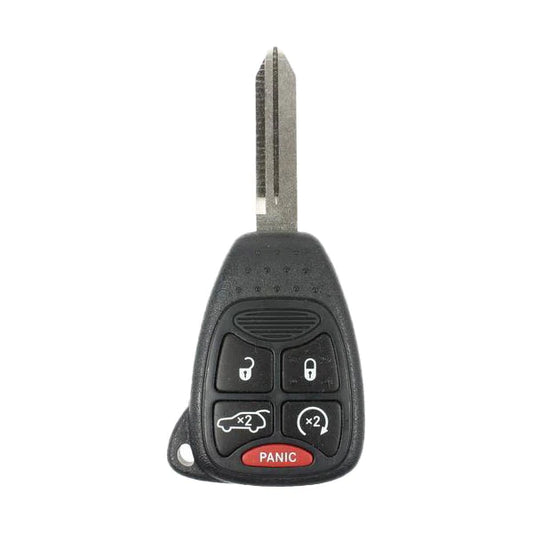 NO PROGRAM ITEM ONLY 2006-2014 Jeep / Dodge / Chrysler / 5-Button Remote Head Key / OHT692427AA (AFTERMARKET)