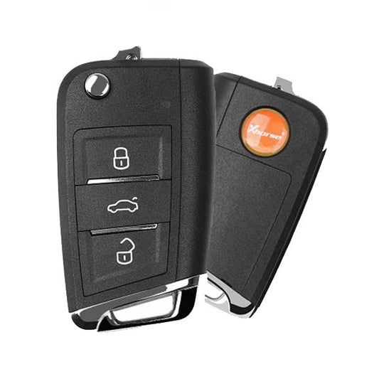 Xhorse - XEMQB1EN - Super Remote / MQB Style / 3-Button Universal Flip Key / VVDI Super Chip for VVDI Tools